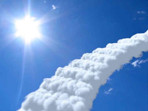 Stairs Sky Clouds Concept Wall Decal Design 1
