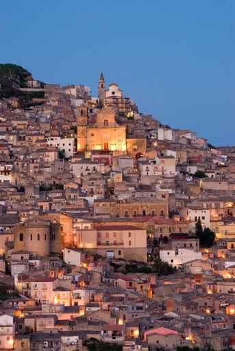 Old Italian Village Twilight Wall Decal