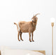 Adult Red Goat Wall Decal