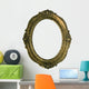 Golden Frame Wall Decal