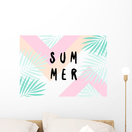 Summer Poster Design Wall Decal