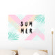 Summer Poster Design Wall Decal