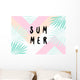 Summer Poster Design Wall Decal