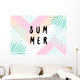 Summer Poster Design Wall Decal