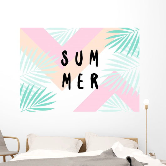 Summer Poster Design Wall Decal