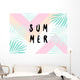 Summer Poster Design Wall Decal