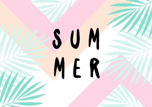 Summer Poster Design Wall Decal