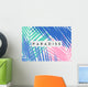 Summer Poster Design Paradise Wall Decal