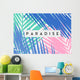 Summer Poster Design Paradise Wall Decal