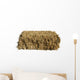 Straw Bale Wall Decal