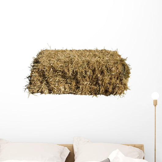Straw Bale Wall Decal