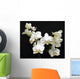 White Orchids Wall Decal