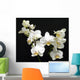 White Orchids Wall Decal