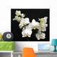 White Orchids Wall Decal