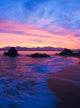 Rocks Sunset Wall Decal