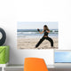 Girl Fighting Wall Decal