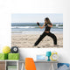 Girl Fighting Wall Decal