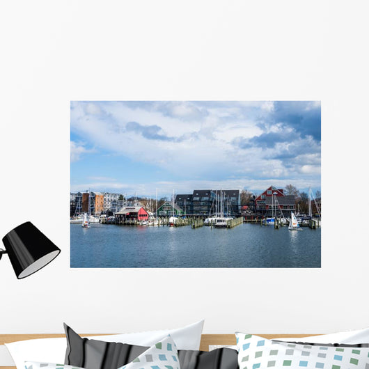 Harbor Area Annapolis Maryland Wall Decal