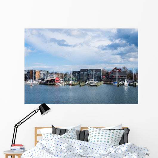 Harbor Area Annapolis Maryland Wall Decal