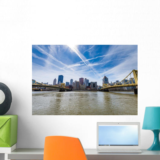 Skyline Pittsburgh Pennsylvania from Wall Decal