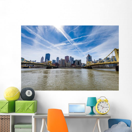 Skyline Pittsburgh Pennsylvania from Wall Decal