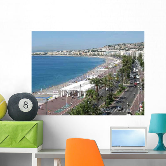 Promenade Des Anglaise Nice Wall Decal Design 3