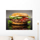 Hamburger Bagel Wall Decal