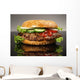 Hamburger Bagel Wall Decal