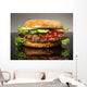 Hamburger Bagel Wall Decal