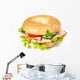 Bagel with Ham Wall Decal