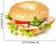 Bagel with Ham Wall Decal