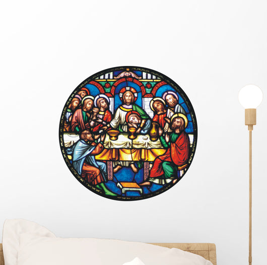 Last Supper Window Wall Decal