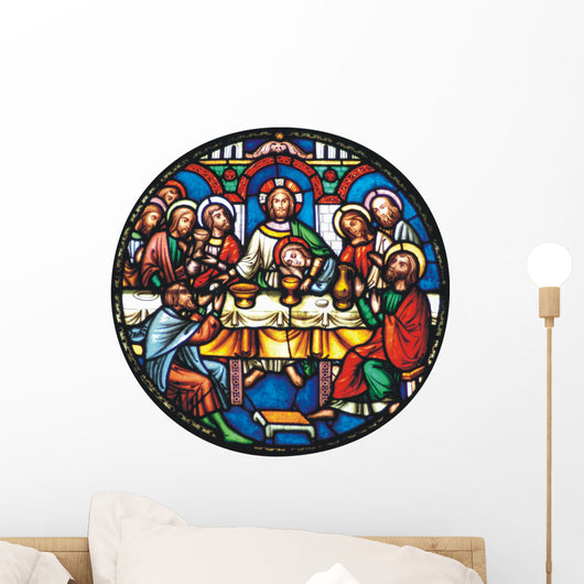 Last Supper Window Wall Decal