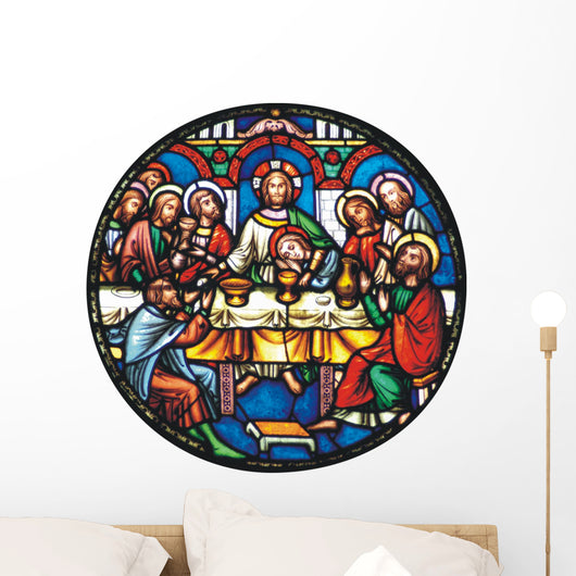 Last Supper Window Wall Decal