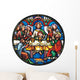 Last Supper Window Wall Decal