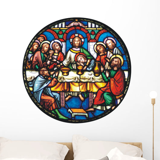 Last Supper Window Wall Decal