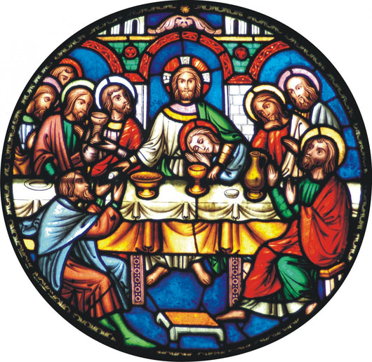Last Supper Window Wall Decal