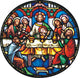 Last Supper Window Wall Decal