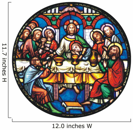 Last Supper Window Wall Decal