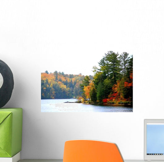 Autumn Lake Wall Decal