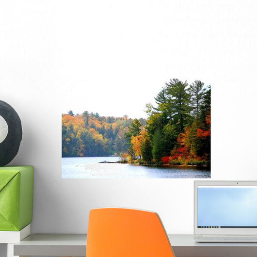 Autumn Lake Wall Decal