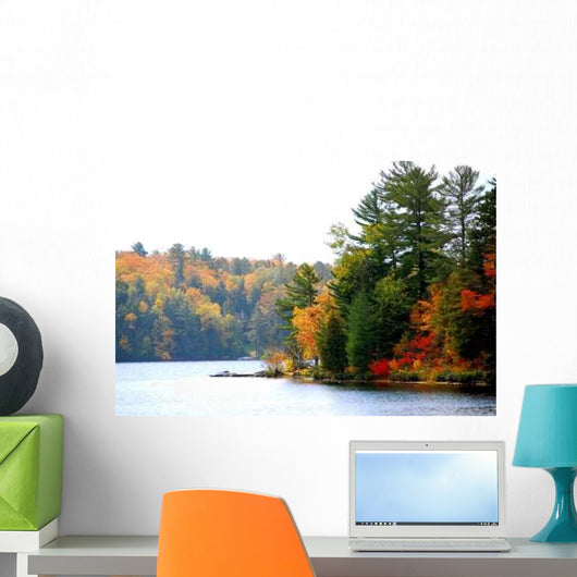 Autumn Lake Wall Decal