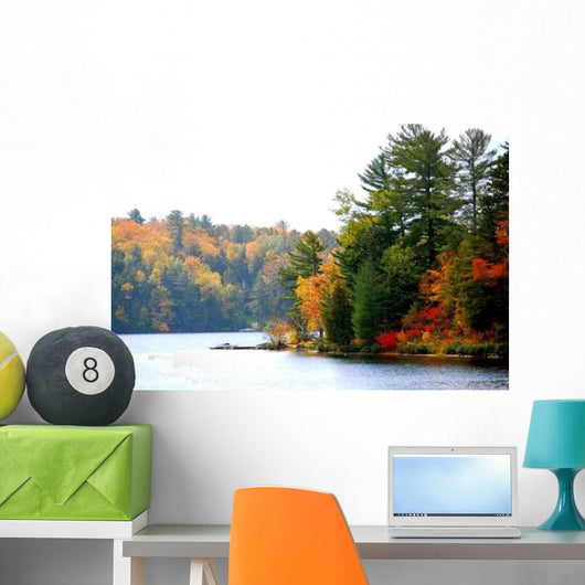 Autumn Lake Wall Decal
