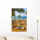 Sand Beach Tropical Hotel Wall Decal