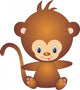 Monkey Wall Decal Design 1