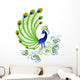 Peacock Wall Decal Design 2