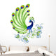 Peacock Wall Decal Design 2