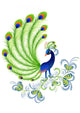 Peacock Wall Decal Design 2