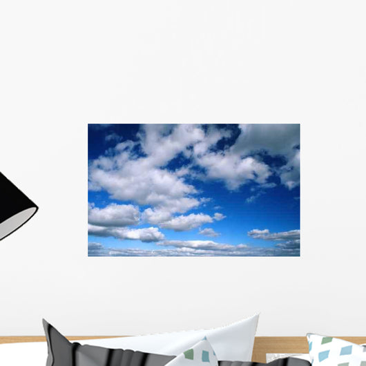 Cloudy Blue Sky Wall Decal