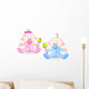 Sweet Twins Wall Decal Sticker Set Wall Decal